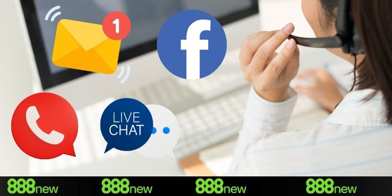 Những hình thức có thể liên hệ 888NEW dễ dàng