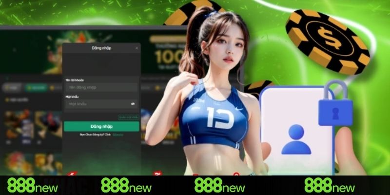 Các thao tác giúp hội viên đăng nhập 888NEW