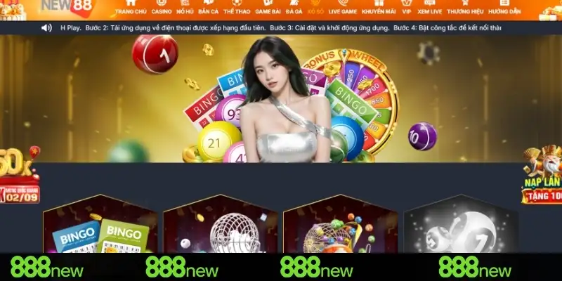 Tham gia xổ số 888New và tận hưởng cảm giác hồi hộp